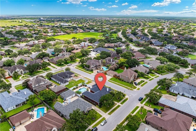 7526 Milan St, Corpus Christi, TX 78414 - aerial view of property and surrounding area with nearby suburban area