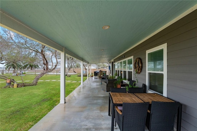 view of patio