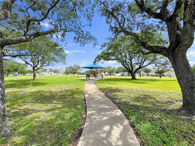 1205 Brentwood Dr, Corpus Christi, TX 78404 - view of community featuring a lawn