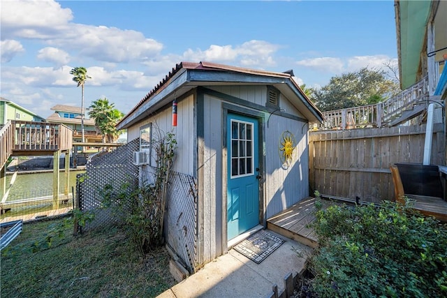 view of outbuilding