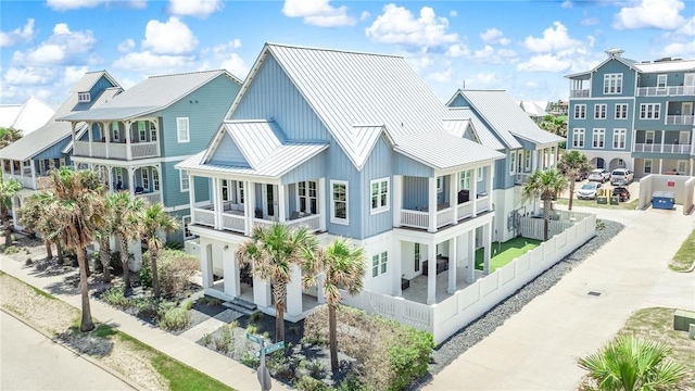 exterior space with a balcony