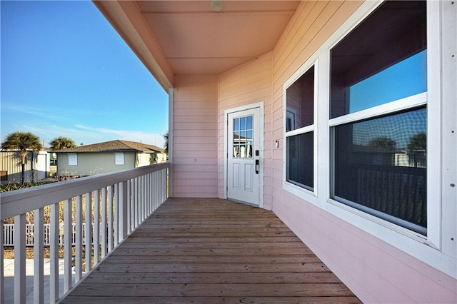 view of deck