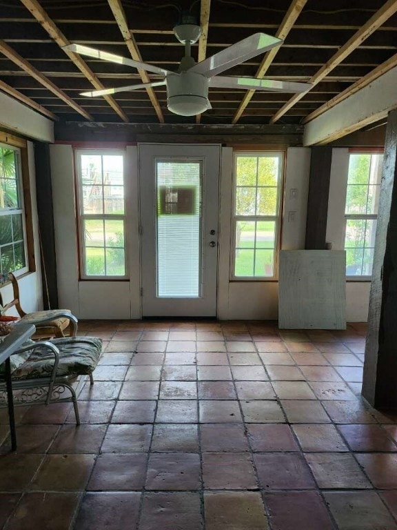 entryway featuring a healthy amount of sunlight