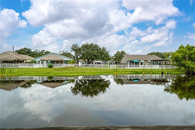 125 Breezy St, Rockport, TX 78382 - view of water feature featuring fence
