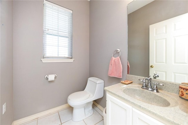 8101 Mt Zion, Corpus Christi, TX 78413 - half bathroom featuring vanity and tile patterned floors