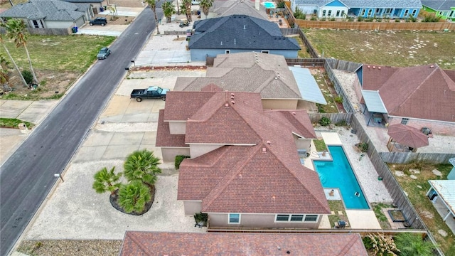 birds eye view of property featuring a residential view