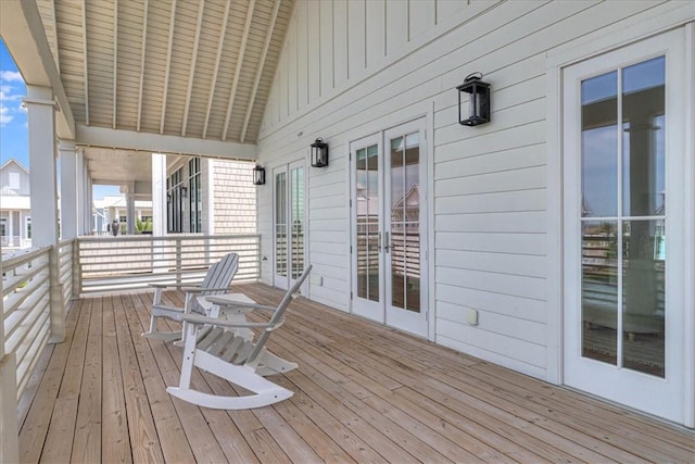 206 Lakeshore St, Port Aransas, TX 78373 - view of wooden terrace
