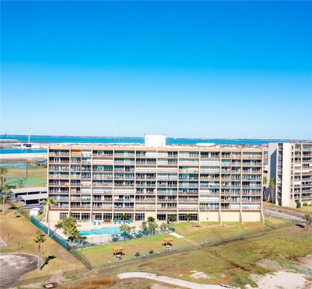 view of property featuring a water view