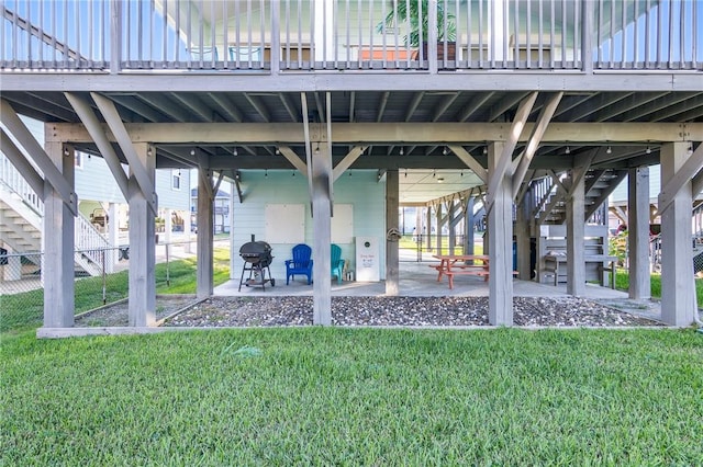 1224 S Live Oak St, Rockport, TX 78382 - view of patio / terrace with a grill