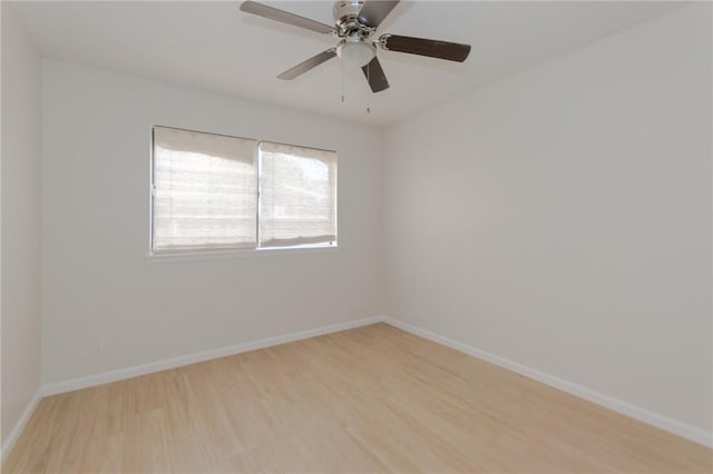 6918 Roseland Dr, Corpus Christi, TX 78414 - spare room featuring wood finished floors and ceiling fan