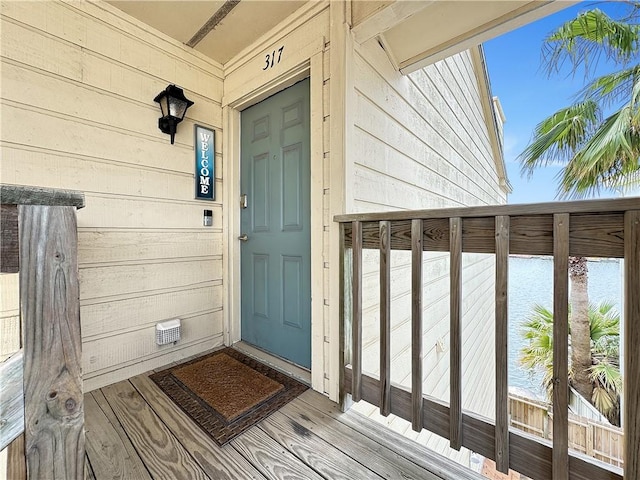 view of property entrance
