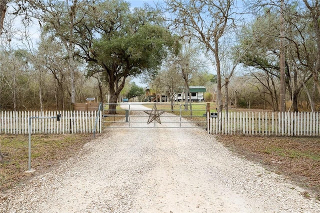 view of road