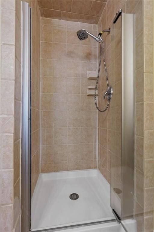 bathroom with walk in shower