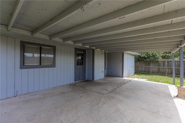6117 Camwood Dr, Corpus Christi, TX 78415 - view of patio / terrace featuring fence