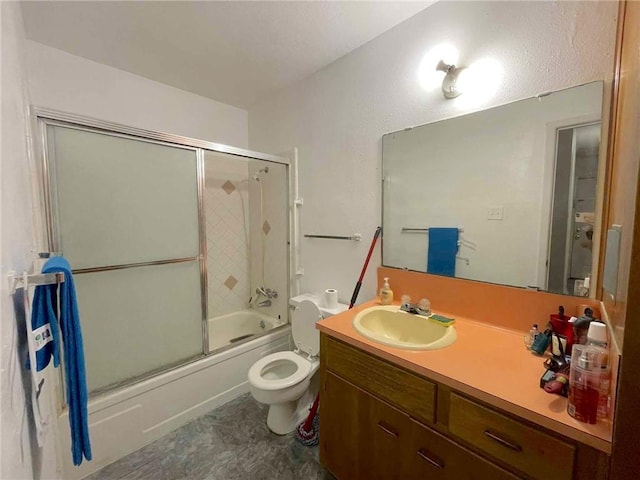 1318 Meadowlane Dr, Corpus Christi, TX 78412 - full bathroom featuring vanity and shower / bath combination with glass door