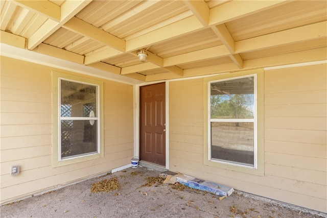 view of entrance to property