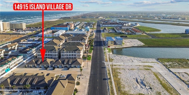 14915 Island Village Dr, Corpus Christi, TX 78418 - bird's eye view of a large body of water
