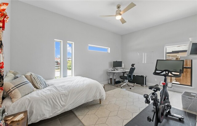 15130 Reales Dr, Corpus Christi, TX 78418 - bedroom featuring a desk and ceiling fan