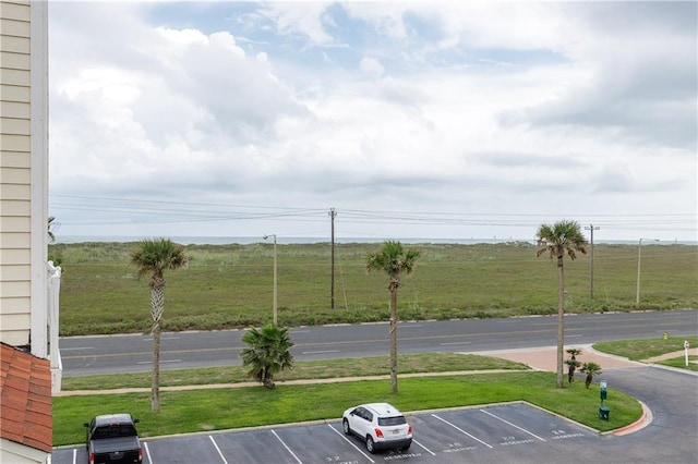 view of uncovered parking lot