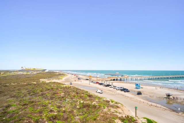 water view featuring a view of the beach