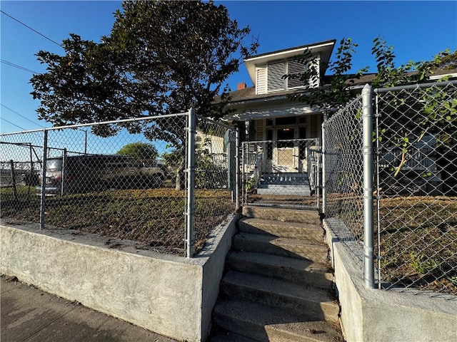 view of front of home