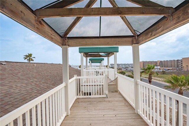 14901 Windward Dr Unit 704, Corpus Christi, TX 78418 - view of wooden terrace
