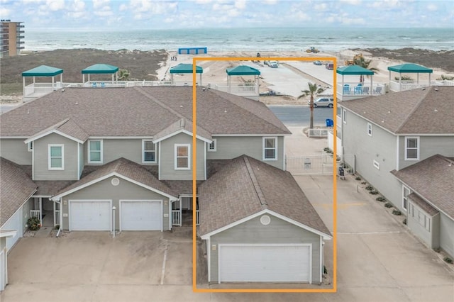 14901 Windward Dr Unit 704, Corpus Christi, TX 78418 - drone / aerial view featuring a water view