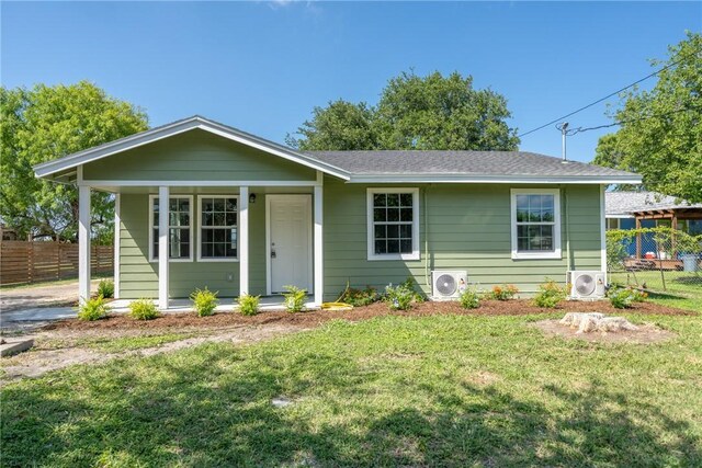 5506 Curtis Clark Dr, Corpus Christi, TX 78411 - view of front of house featuring covered porch