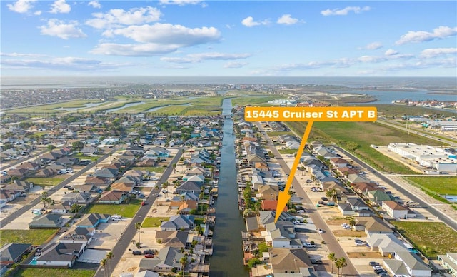 aerial view featuring a residential view
