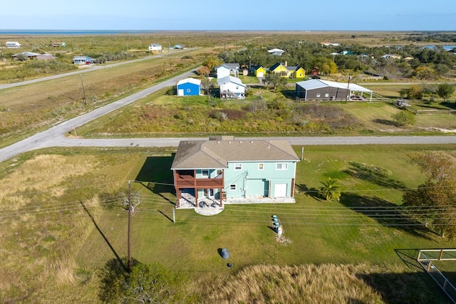 drone / aerial view featuring a rural view