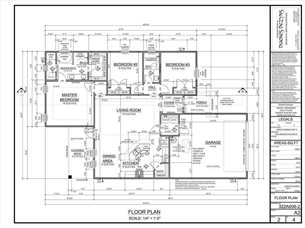 8109 Berenstain Dr, Corpus Christi, TX 78414 - floor plan / room layout