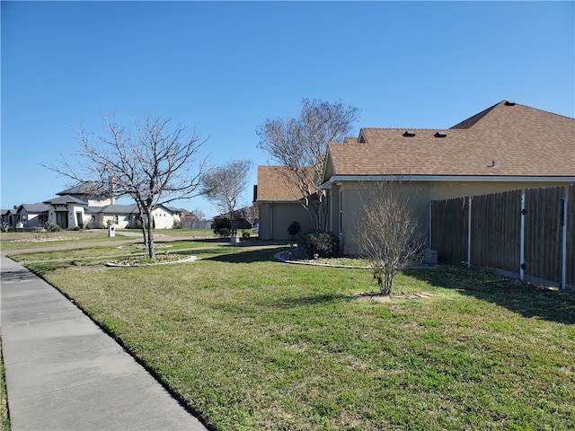 view of yard