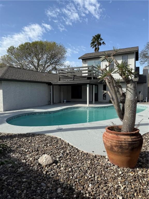 pool featuring a patio