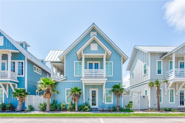 709 Sunrise Ave, Port Aransas, TX 78373 - view of front facade with board and batten siding