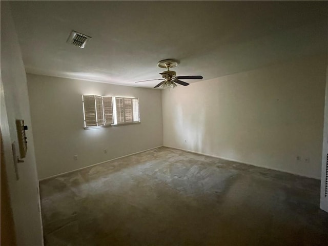 5218 Wooldridge Rd, Corpus Christi, TX 78413 - spare room with ceiling fan and carpet floors