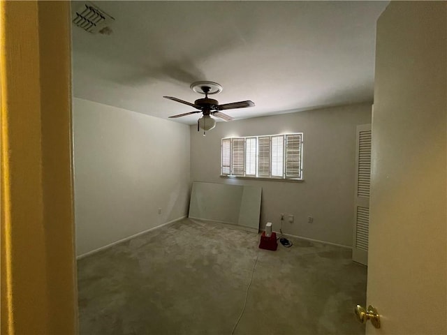 5218 Wooldridge Rd, Corpus Christi, TX 78413 - carpeted empty room featuring a ceiling fan and baseboards