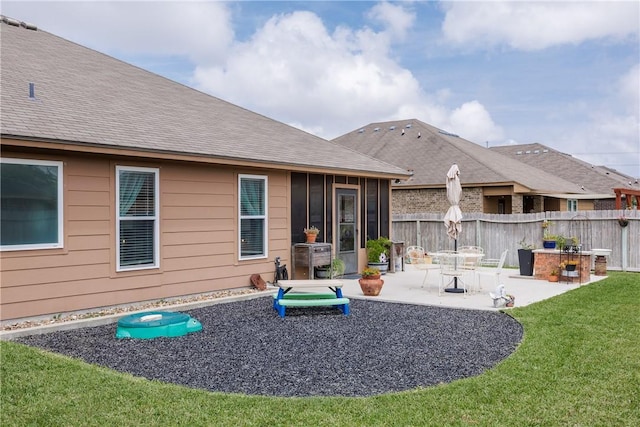 6005 Tapestry Dr, Corpus Christi, TX 78414 - rear view of house featuring a patio area