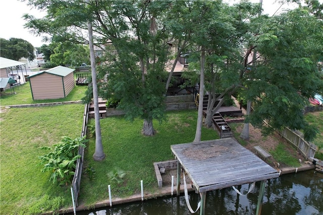 3346 Samoa Dr, Corpus Christi, TX 78418 - dock with stairway and a water view