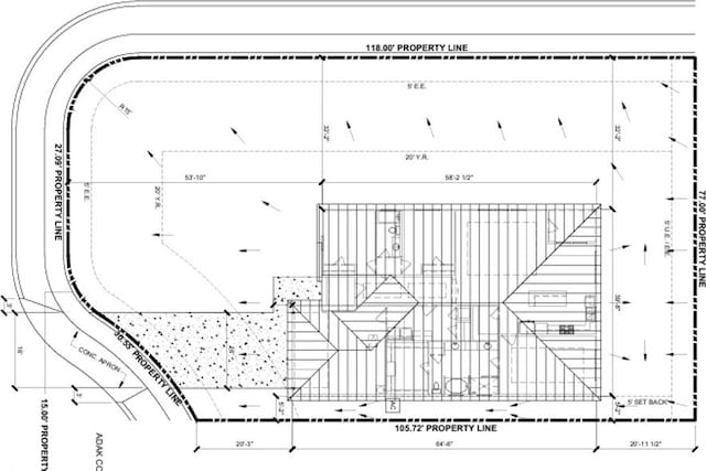 3102 Adak Ct, Corpus Christi, TX 78414 - map of parcels