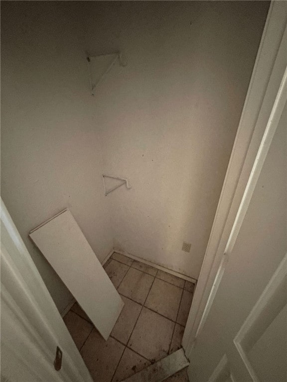 bathroom featuring tile patterned flooring