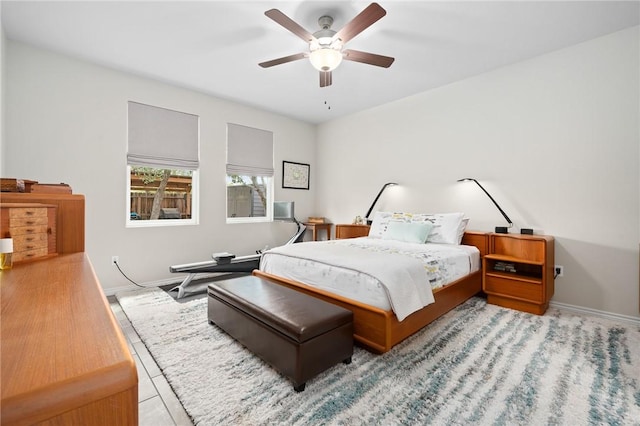 1962 Lighthouse Lakes Ln, Aransas Pass, TX 78336 - bedroom featuring baseboards and a ceiling fan