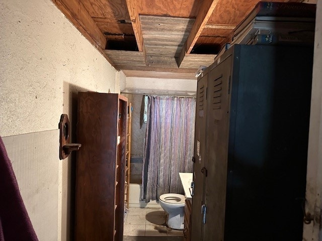 bathroom featuring toilet