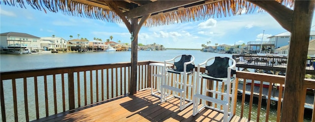 13757 Cayo Gorda Ct, Corpus Christi, TX 78418 - dock with a deck with water view