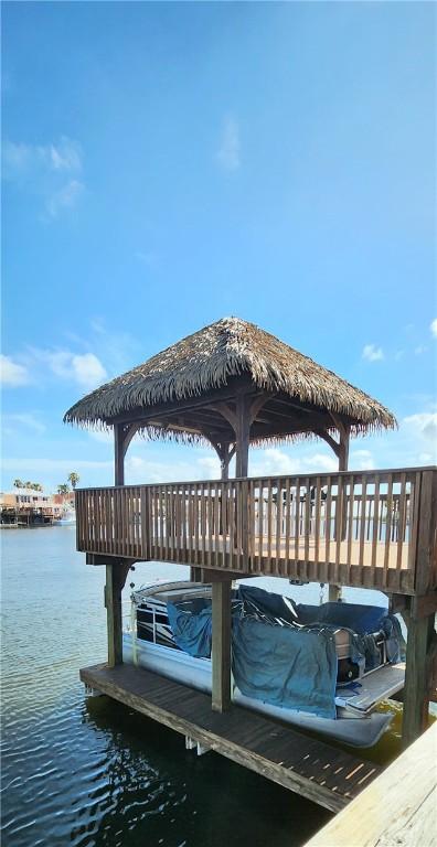 13757 Cayo Gorda Ct, Corpus Christi, TX 78418 - dock featuring a water view