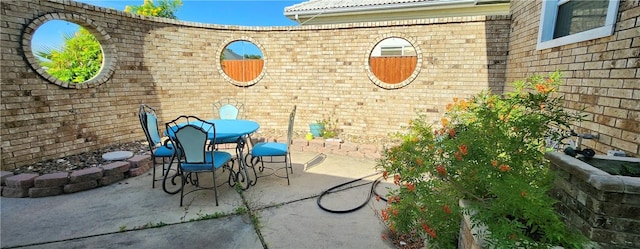 13757 Cayo Gorda Ct, Corpus Christi, TX 78418 - view of patio featuring outdoor dining space