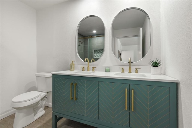 11029 Stonewall Blvd, Corpus Christi, TX 78410 - full bath with double vanity and a shower