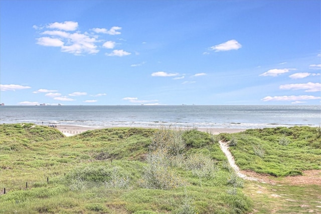 water view featuring a view of the beach