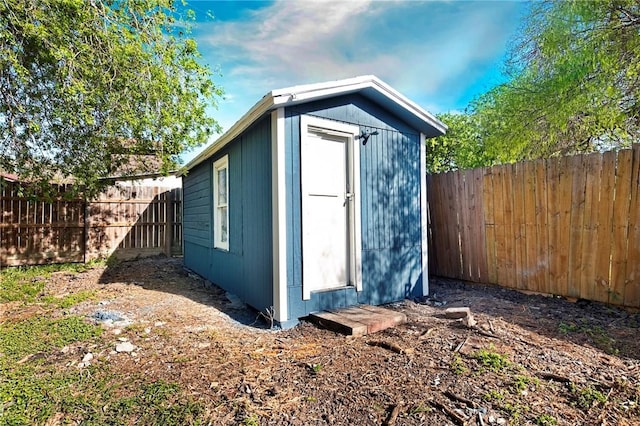 314 Old Robstown, Corpus Christi, TX 78408 - view of shed with a fenced backyard