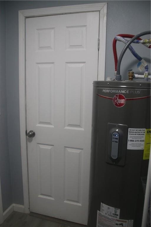 utilities with electric water heater