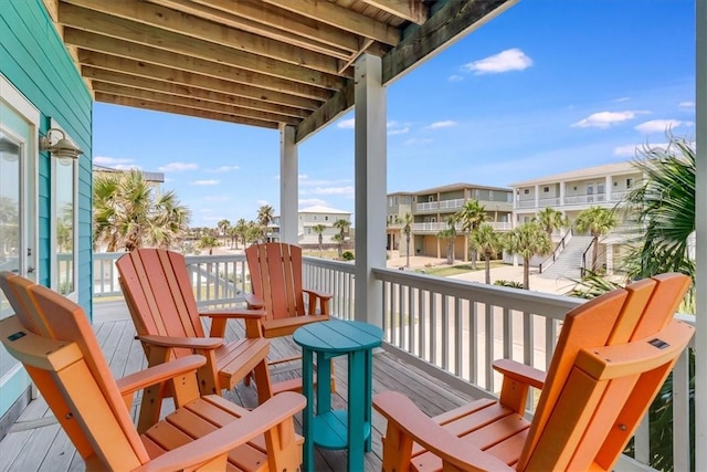 835 Ocean Side Dr, Port Aransas, TX 78373 - balcony with a residential view
